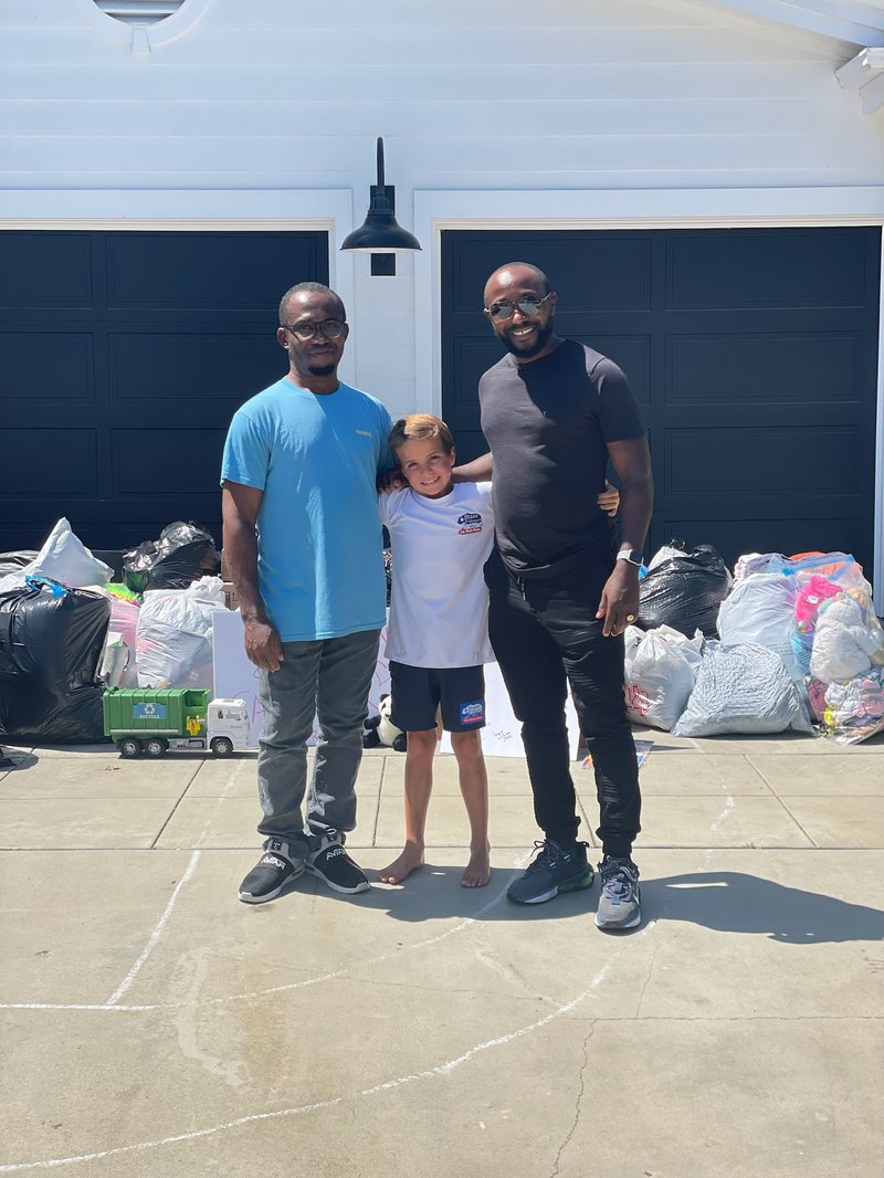 Donated goods from a previous XOXO Cameroon drive